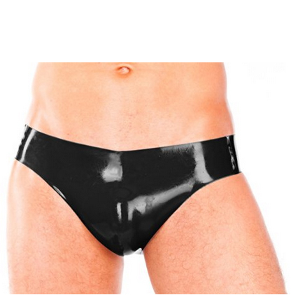 

2018 New sexy Exotic Lingerie Hot Men handmade black Latex open Pants tight Shorts Trousers Leggings Free Shipping Fast Delivery