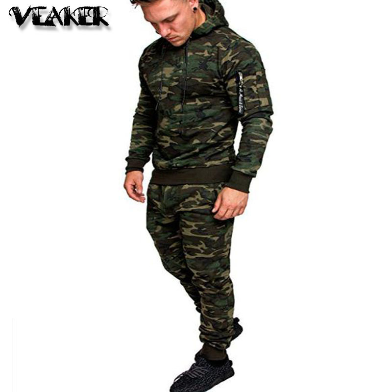 

2018 New Men's Sets Sweatpants Sweatshirts Gyms Tracksuits Sets Male Hoodies Pants Sportswear Suits -3XL, Black