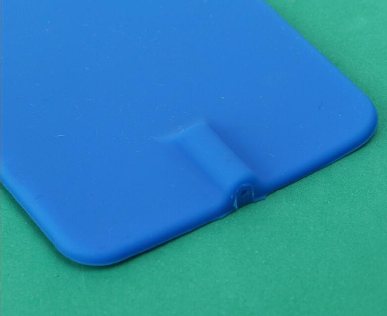 

12pcs blue Reusable Rectangular electrode pads Non Gelled Carbon Rubber Electrodes for EMS & Tens Microcurrent with 2.0MM hole 7*11cm