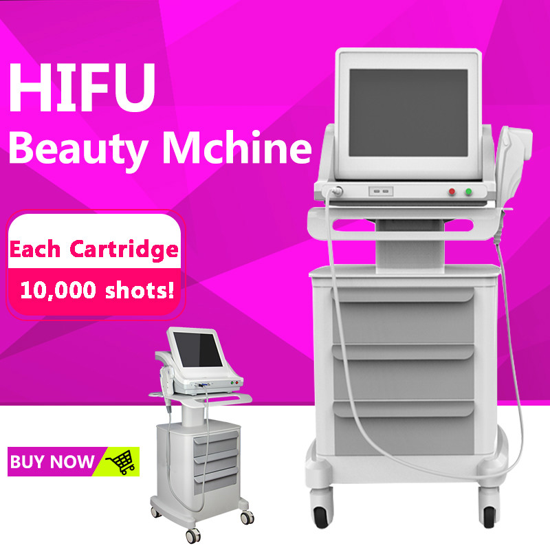 

RF Equipment Professional High Intensity Focused Ultrasound Machine With Three Or Five Cartridges For Face Lift HIFU Body Slimming