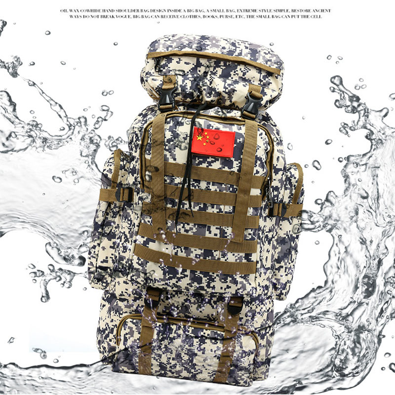 

Backpacks Backpack rucksack Sport Camping Hiking Camouflage Molle shoulder Camo Waterproof bag Tactical mens Large Capacity Waterproof bags