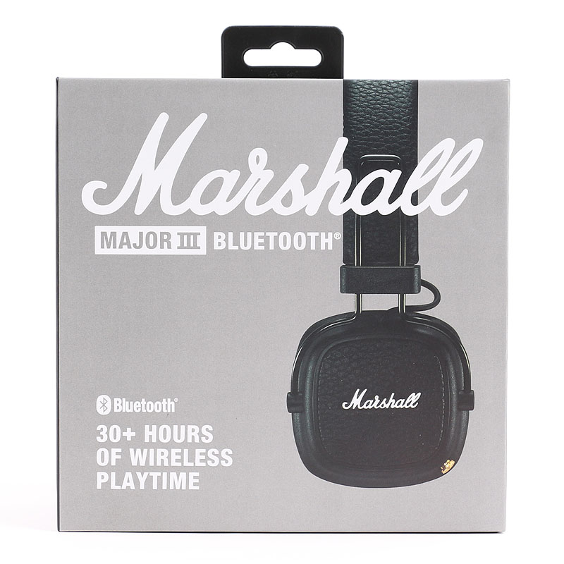 

Marshall Major III 3.0 Bluetooth headphones With Mic Deep Bass Hi-Fi DJ Headset Wireless headphone 3 Professional Retail box Flydream, Black