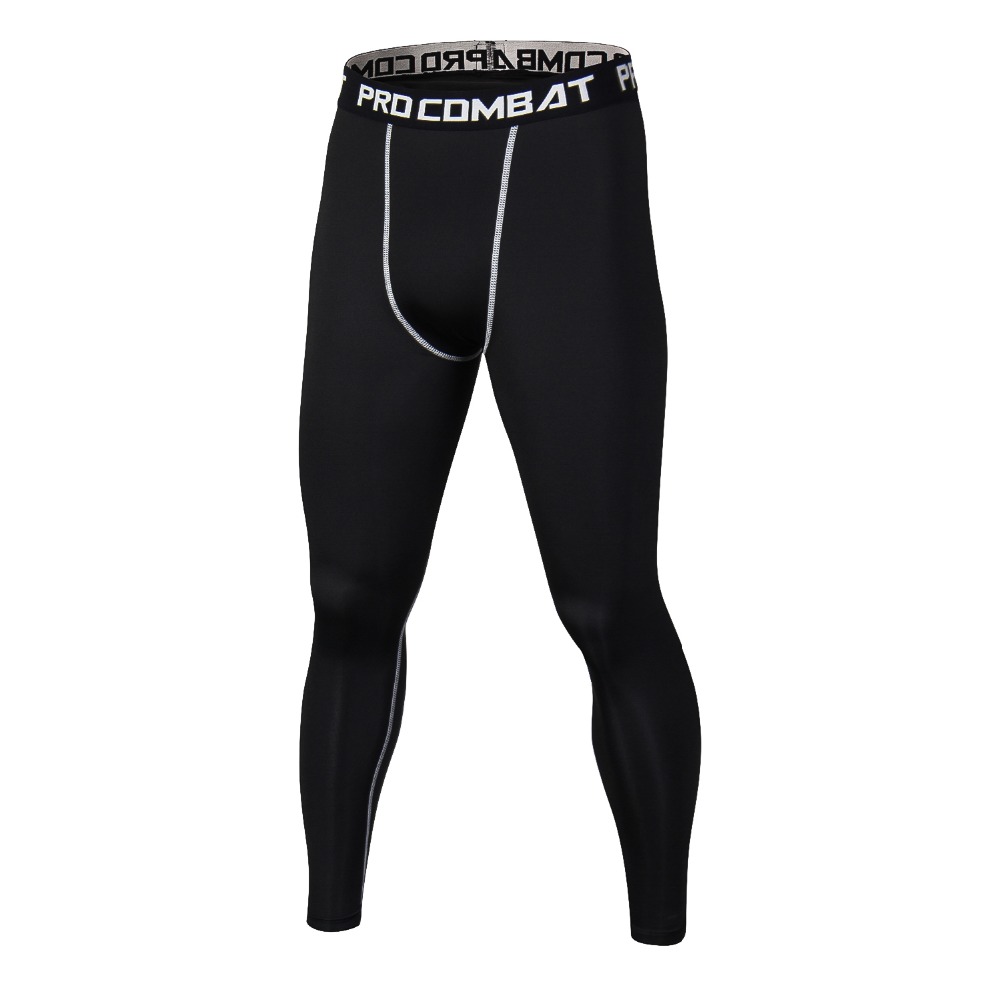 

New Black Pants Mens Compression Pants Camouflage Casual Tights Skinny Leggings Bodybuilding Male Trousers