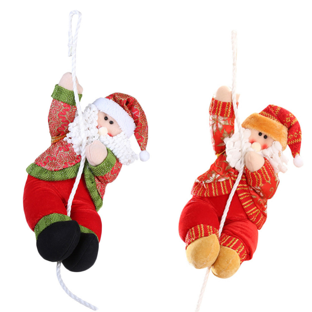 stuffed santa claus for outdoors