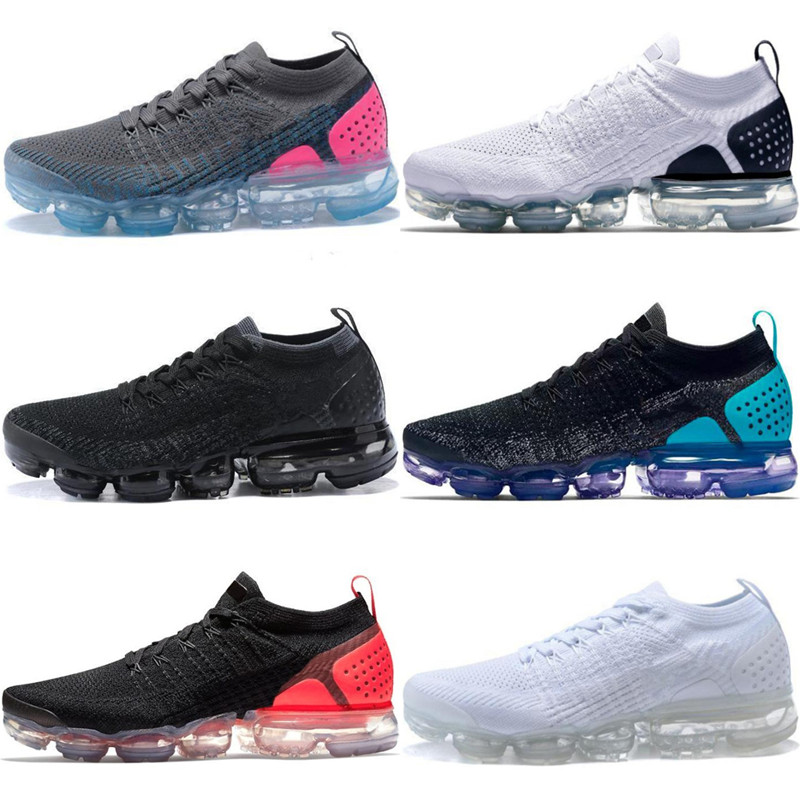 2.0 Chaussures de course Hommes Femmes Classique extérieur Noir Blanc Shock Jogging Marche Randonnée Sports Athlétiques Pour Mens Sneakers