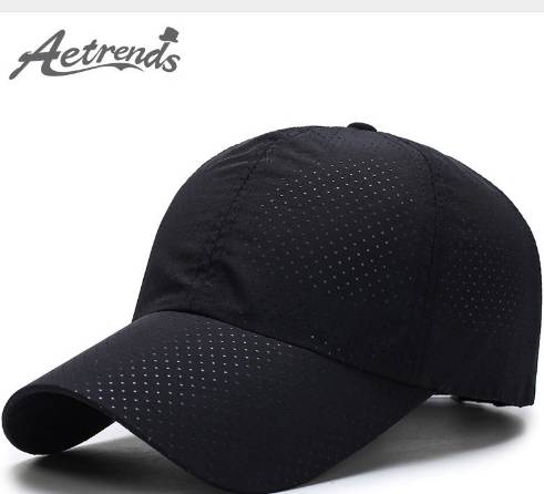 

[AETRENDS] Men Women Summer Snapback Quick Dry Mesh Baseball Cap Sun Hat Bone Breathable Hats Z-5109, Other