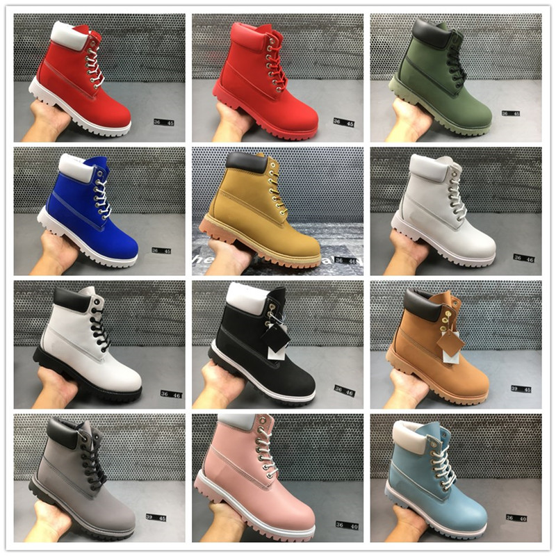 

2018 Winter Martin Boots Warm Momen Snow Boots Brand Men Leather Combat Work Tactical Military Outdoor Hiking Shoes Leisure Ankle Boots, #03