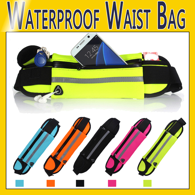 Deportes impermeable Bolso de Correa en la Cintura Fanny Pack para Samsung Galaxy S9//S8//8 Plus Note