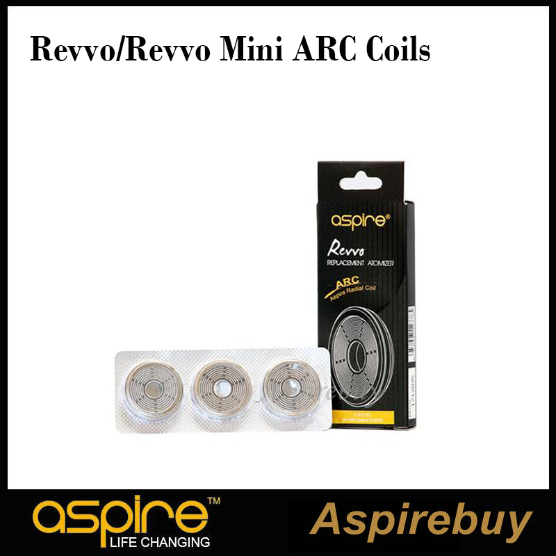

Aspire Revvo ARC Coils Revvo Mini ARC Coils Aspire Radial Coil for Revvo Tank Mini Atomizer 0.10-0.16ohm 0.23-0.28ohm New Coils 100% Origina, Revvo mini arc coil 0.23-0.28ohm