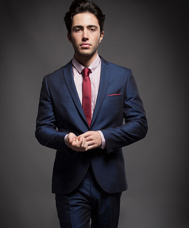 

Custom Made Men Suits Navy Blue Wedding Suits Groom Blazer Business Suits Bridegroom Best Man Groomsmen Tailored Tuxedos 2Piece Jacket+Pants, Black