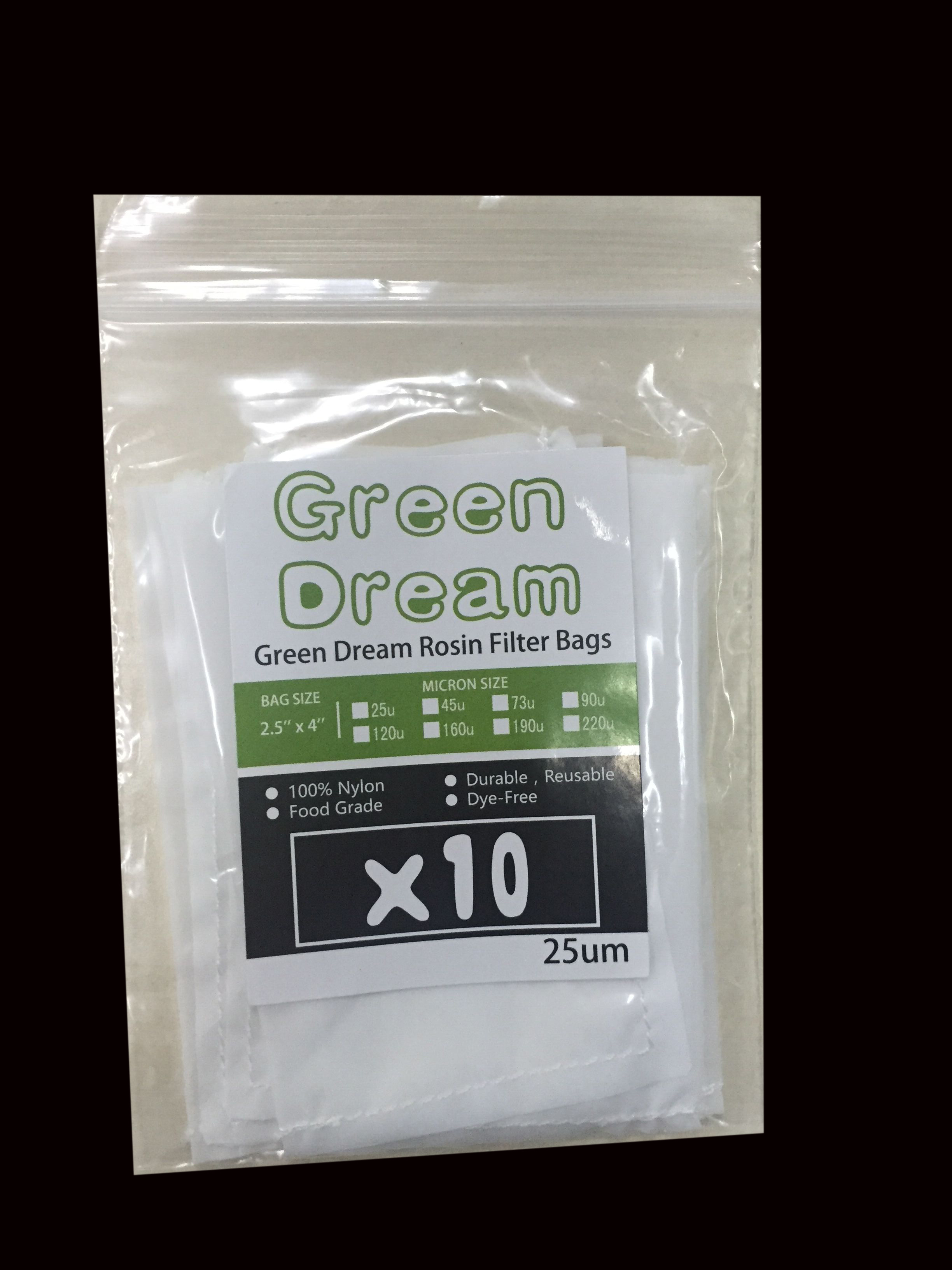 

Rosin Press Nylon Filter Bags, 25/37/45/90/120/160 Micron, 4" x 4", 20 PCS, Screen