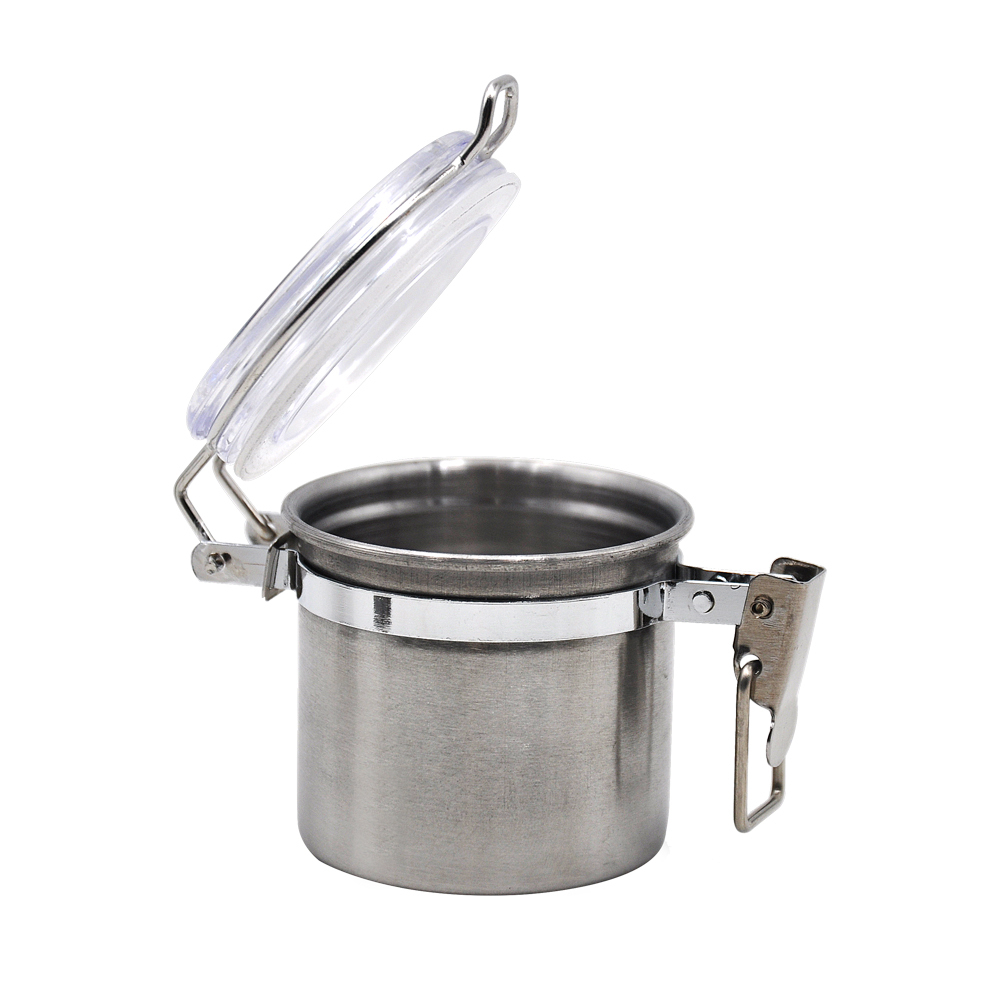 

Stainless Steel Moisture Proof Jar 55*55 MM for Tobacco Storage Sealing Tank Tobacco Box Jar Smoking Accessories