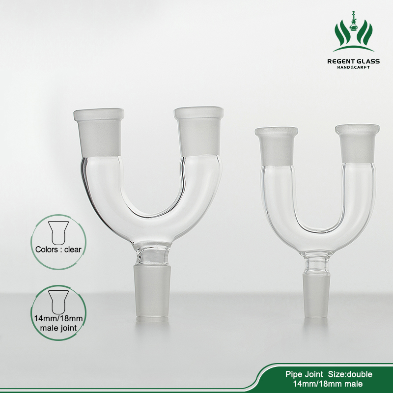 

Smoking Bong Glass Hookahs double bowl adapter holder Waterpipe bubbler Rig drop down Accessories Tool