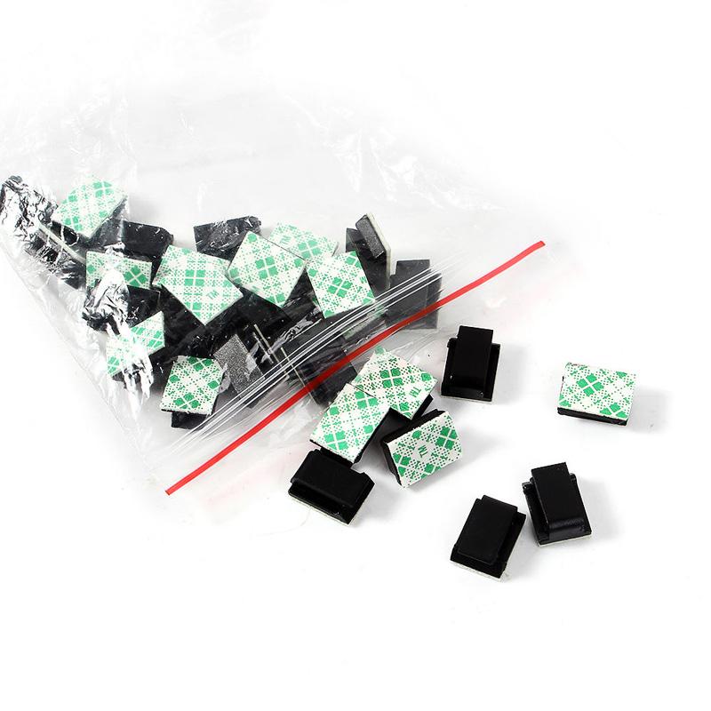 

2018 New 30Pcs/set Car Tie Clips Organizer Drop Adhesive Clamp Wire Cord Clip Cable Holder