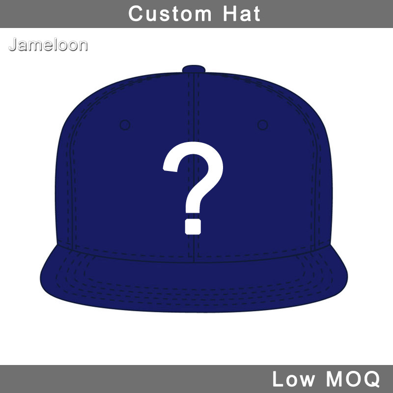 

flat visor 3D embroidery hat design basketball DIY logo football tennis sport snap back closer custom baseball full close fitted cap, Custom color