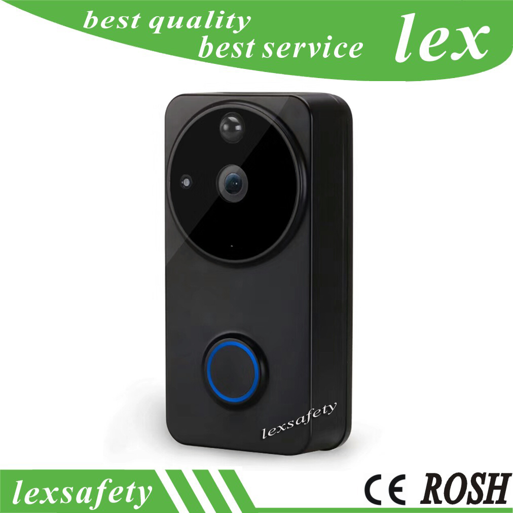 Sonnette vidéo sans fil WiFi, nouveau style, sonnette Audio bidirectionnelle à Vision nocturne, caméra, sonnette de porte sans fil, fonctionnemen