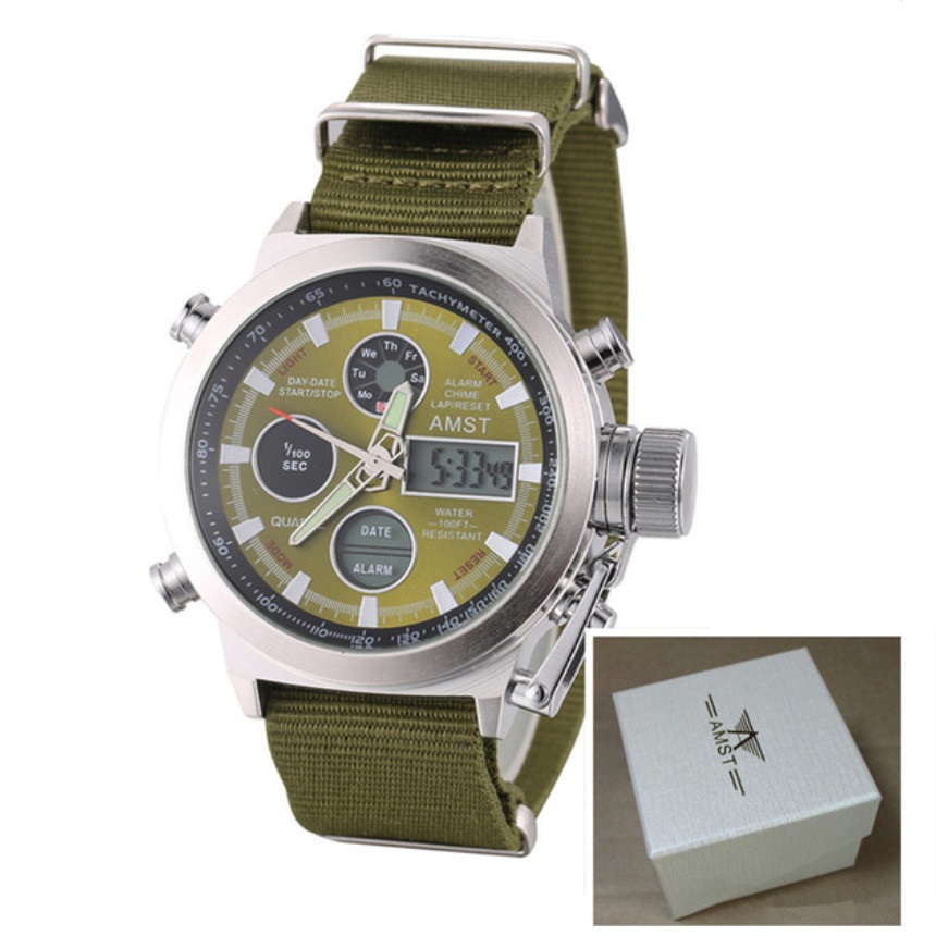 Nylon+Silver+Green+Box