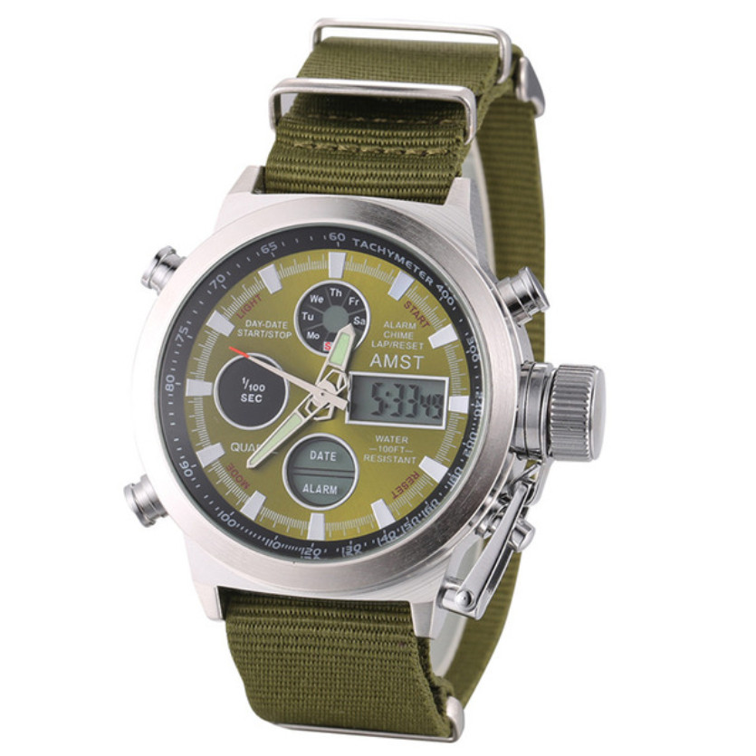 Nylon+Silver+Green