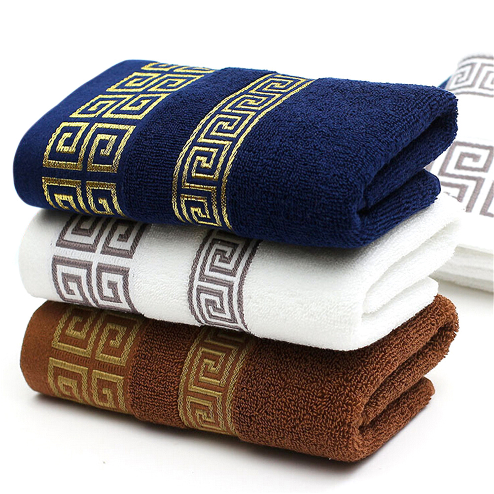 

1PCS New Coon Towel Soft Coon Absorbent Terry Large Bath Sheet Bath Towel Hand Face Towel Solid Color High Quality, Blue