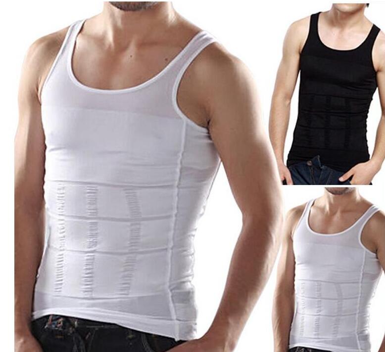 

Mens Slim & Lift Corset Shaper Shirt Slimming Tummy Body Shaper Belly Fatty Body Girdle Invisible Design Underwear Vest, Multi