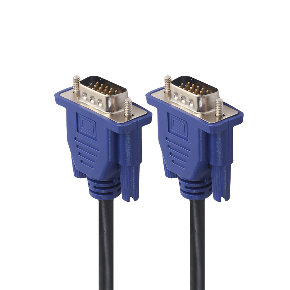 16 FT 5M 15 Pin SVGA Super VGA Monitor M M Male To Male Cable Cord For PC LCD US