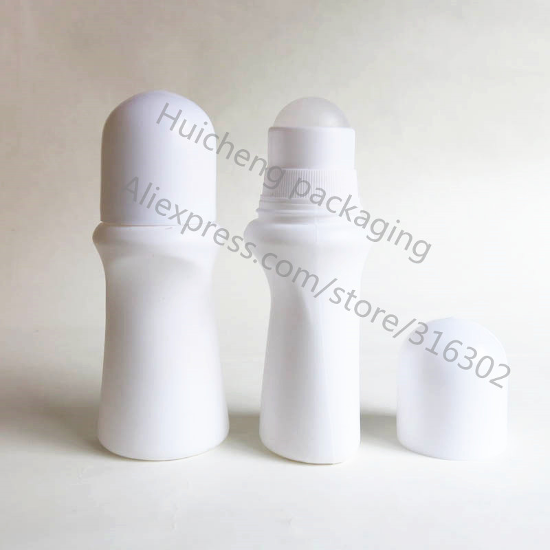 

24 x 50ml Plastic Roll On Bottle, 50cc deodorant roll on container