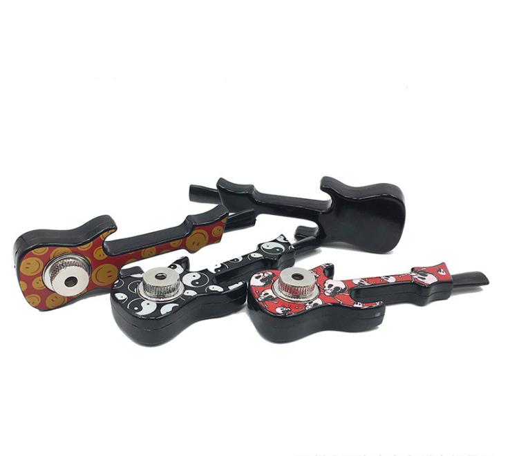 

Creative guitar violin portable metal pipe smoking pipe