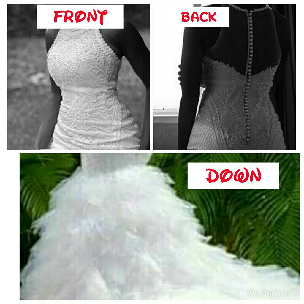 

High Quality Jewel Neck Sleeveless Wedding Dress Factory Custom Made Mermaid Bridal Wedding Gown with Ruffles Skirt, Silver