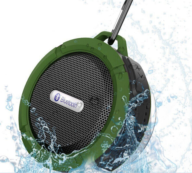 

Bluetooth 3.0 Wireless Speakers Waterproof Shower C6 Speaker with 5W Strong Driver Long Battery Life