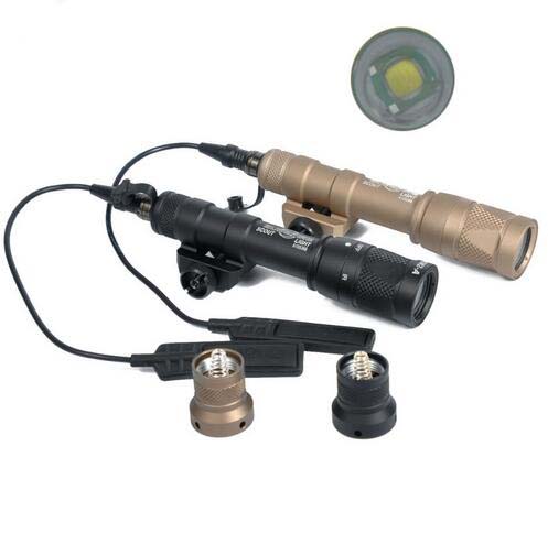 

Tactical M600 M600V Scout Light Hunting Strobe Flashlight For 20mm Weaver Picatinny Rail Base