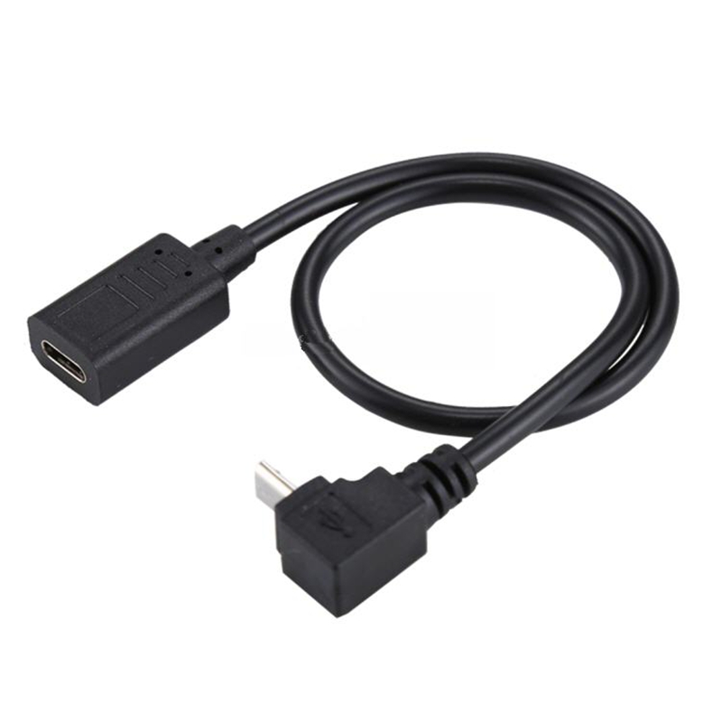 20cm Derecha Angular USB Tipo C A USB 2.0 Cable 90 D Conector Por PC Celular  SA