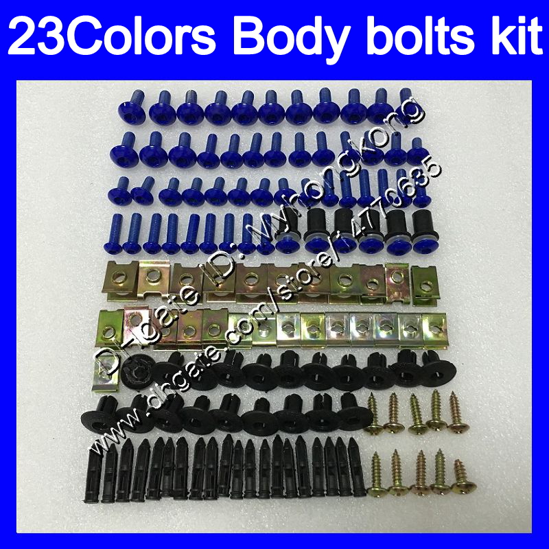 

Fairing bolts full screw kit For KAWASAKI Z1000 03 04 05 06 07 08 09 10 11 12 13 KZ1000 03-13 Body Nuts screws nut bolt kit 25Colors, No.1