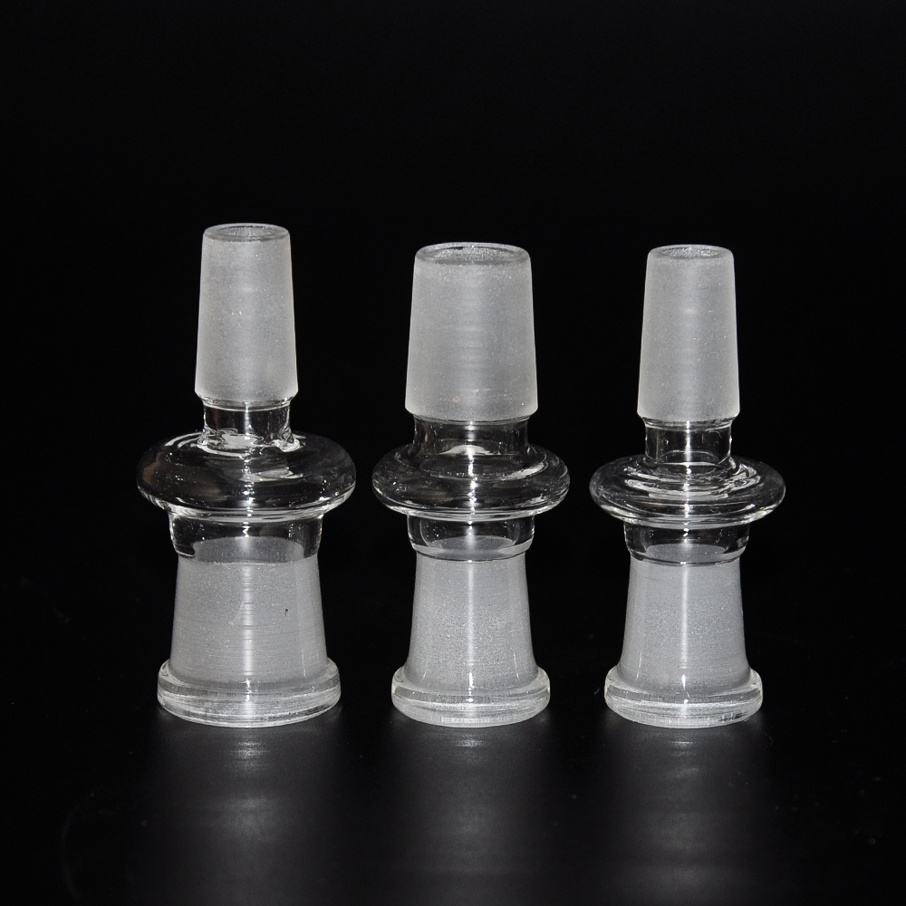 

Wholesale Glass Adaptor Dropdown Adaptor with male to female male to male 14mm 18mm glass bong Good Price Free Shipping
