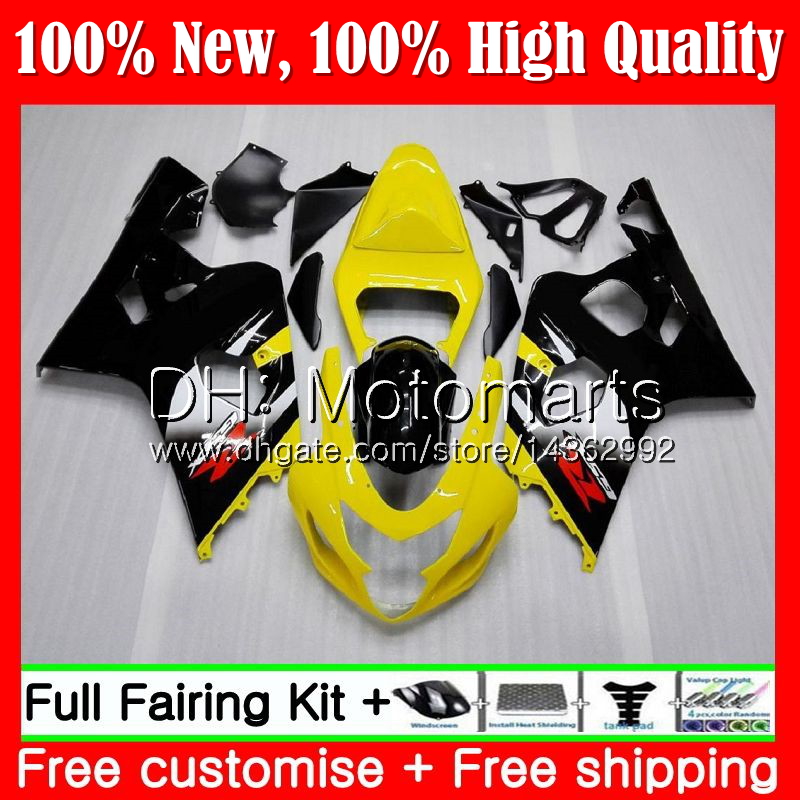 

Body For SUZUKI GSXR 750 GSX R600 K4 GSXR 600 04 05 24MT9 GSX-R750 GSX-R600 Yellow black GSXR750 04 05 GSXR600 2004 2005 Fairing Bodywork, Armygreen