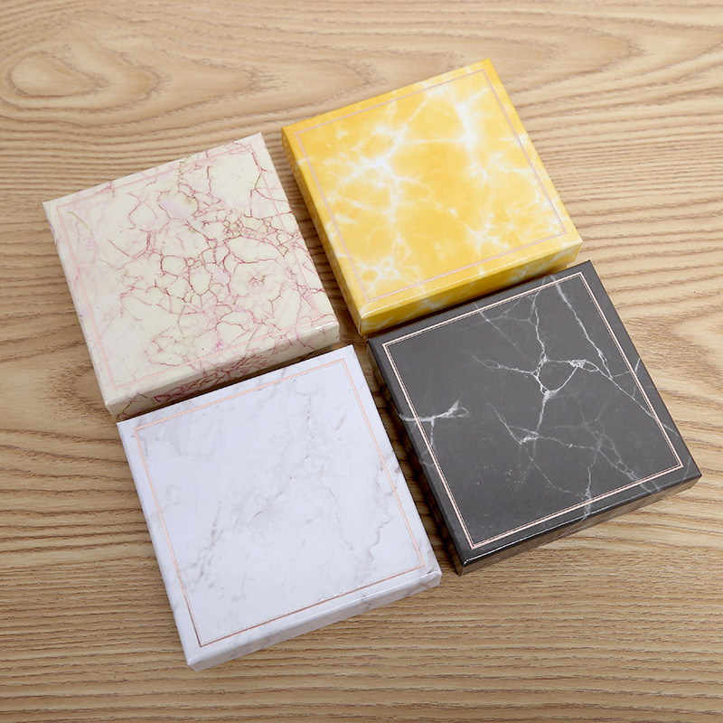 

[DDisplay]Ins Style Black Marble Jewelry Box,Trend Pendant Gift Case, Special Jewelry box for Necklace, Festival Bracelet Marble Drawer Box