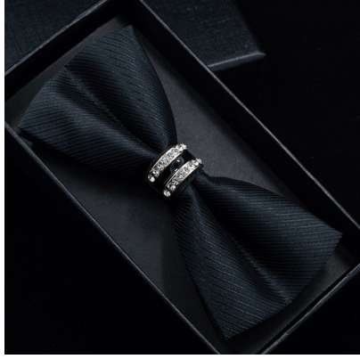 

Tuxedo Metal Crystal Wedding Bow Tie Men Women Butterfly Knot Cravat Black Purple Blue Jujube Red Groom Party Banquet Meet Club