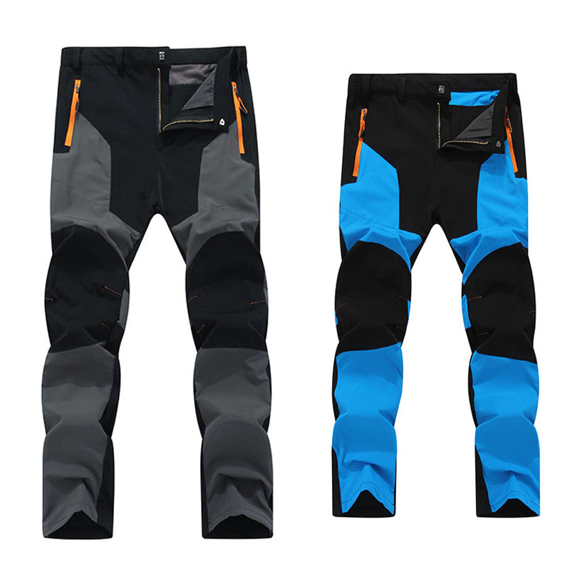 

Litthing 2018 Man Winter Fishing Waterproof Camping Trekking Outdoor Hiking Pants Climbing skiing Softshell Trouser Travel, Dark gray