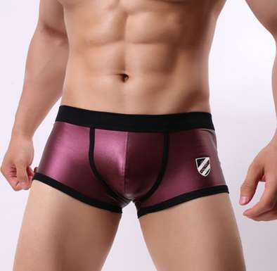 

Brand men swimwear briefs swimsuits men swim Boxers shorts trunks leather sexy swimming beach shorts surf boardshorts size