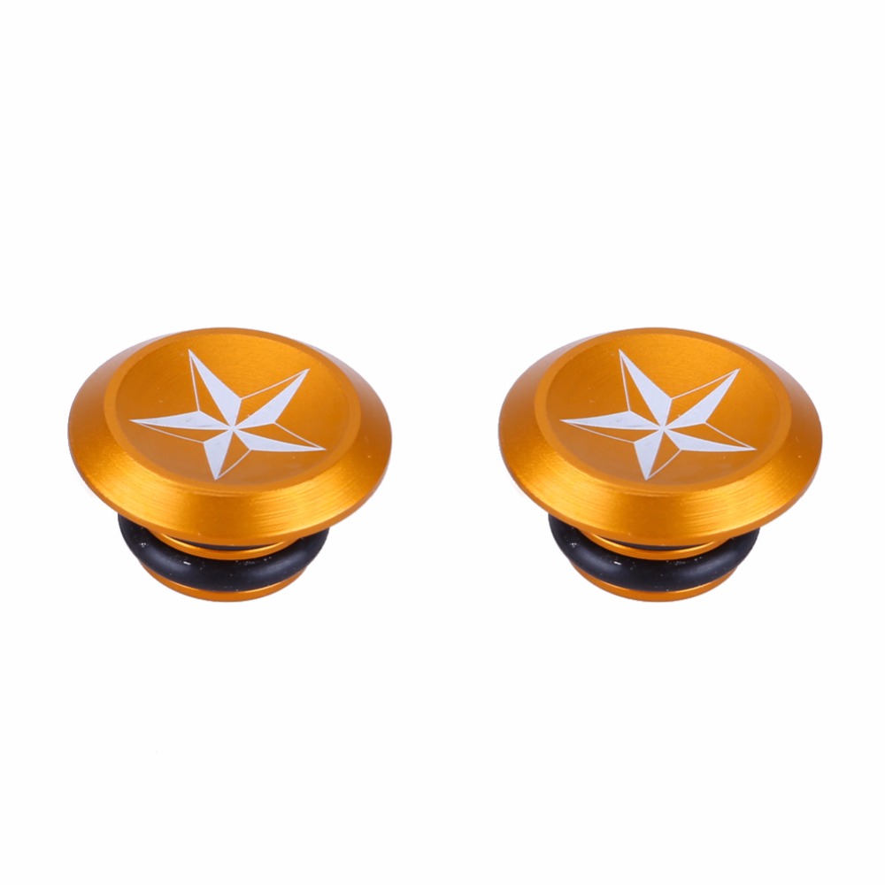 Bike MTB Mini Aluminum Alloy Grip Handlebar Bar End Plugs Stoppers Caps H