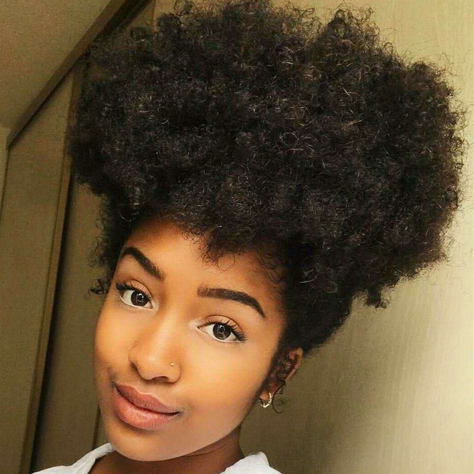 

100% Indian Clip In Human Ponytail Hair Extensions Kinky Curly Drawstring ponytail afro puffs Virgin curly ponytails hair pieces140g