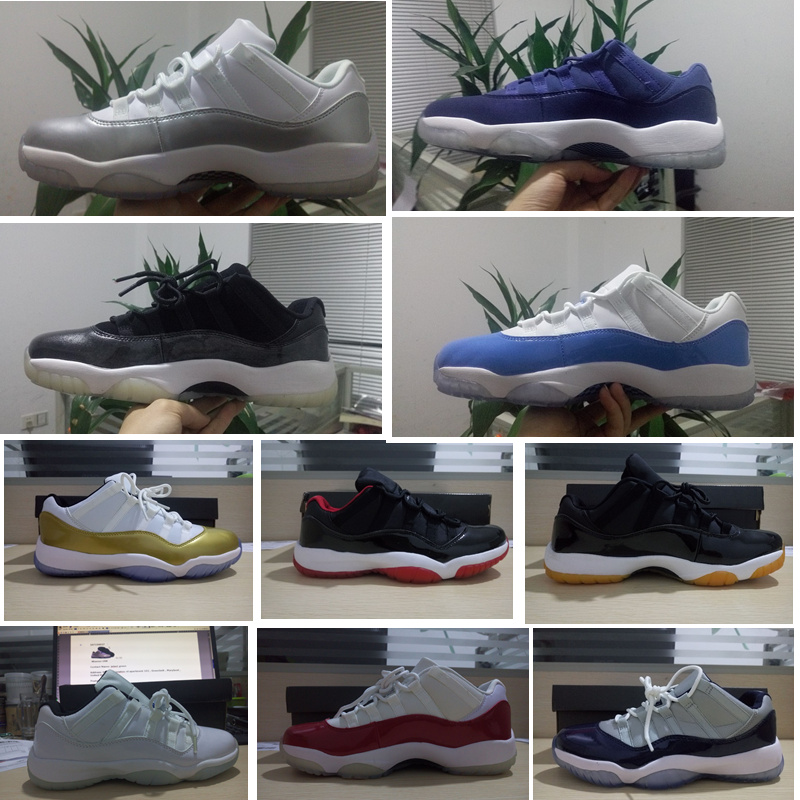 

Blue Moon 11 low Men basketball shoes sneakers Bred White gold Varsity Red 11s Sports Shoes Leather Outdoors Athletic Shoes navy trainers, Color 5