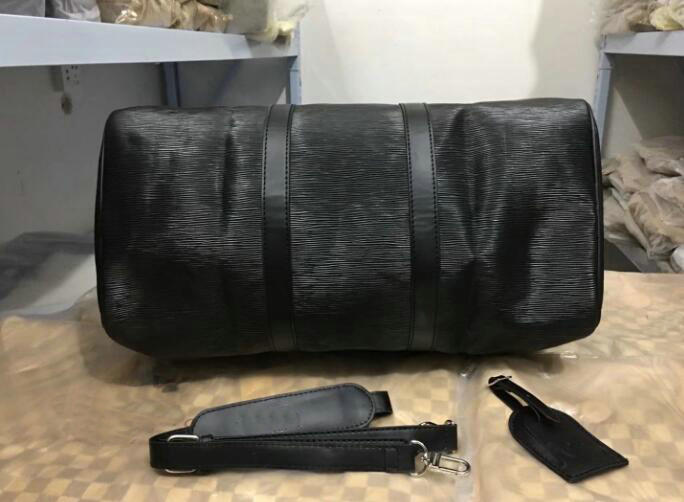 new fashion men women luxury red travel bag duffle bag brand designer luggage handbags large capacity sport shoulder bag 45CM-image-411960910