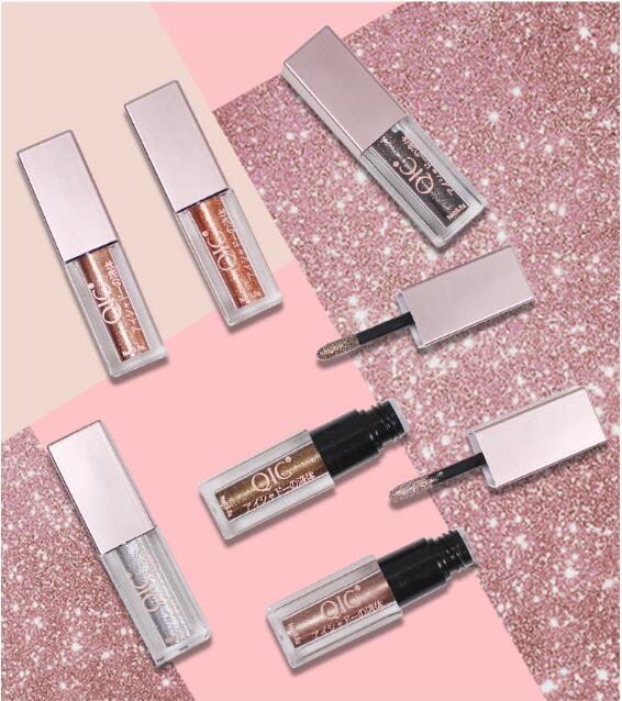 

QIC Brand shimmer liquid eyeshadow cream waterproof long lasting diamond gold silver highlighter glitter mermaid eyeshadow Q504
