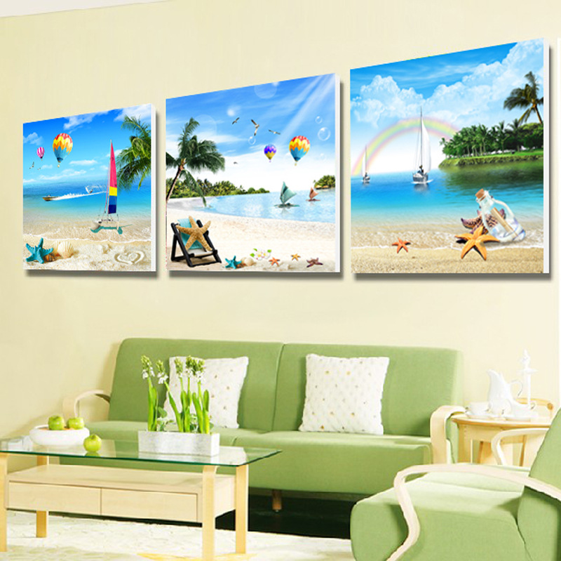 Get Conchas marinas enmarcadas playa costera arte de la pared Desktop Wallpaper Free