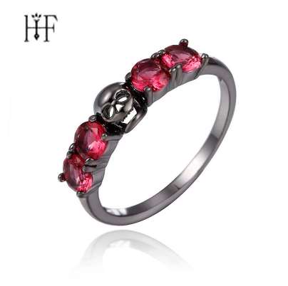 

Fashion Skull Women's Ring Punk Rock Vintage Skull Ring Gothic Hip Hop Black Ring Bijuterias Skeleton Anel Masculino Anillos