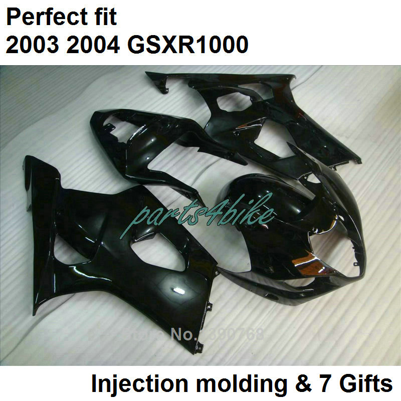 

Black fairings set for SUZUKI GSXR 1000 K3 2003 2004 fairing kit GSXR1000 03 04 bodywork GSXR1000 WD463, Multi-color