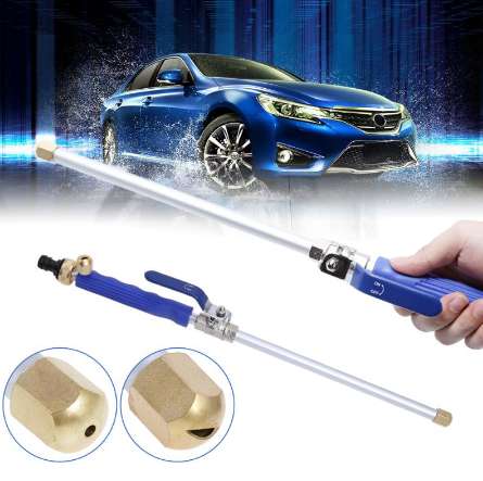 Car High Pressure Washer Water Gun Power Washer Spray Nozzle Water Hose With Long Bent Pole Cleaning Tools Garden Car Washer Gun-image-417641667