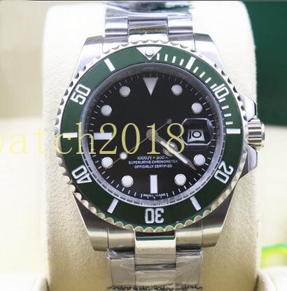 

Luxury Watch 116610LV MENS WATCH GREEN BEZEL Ceramic STAINLESS STEEL TACHYMETER 40MM Automatic Men Watches Top Quality, Black