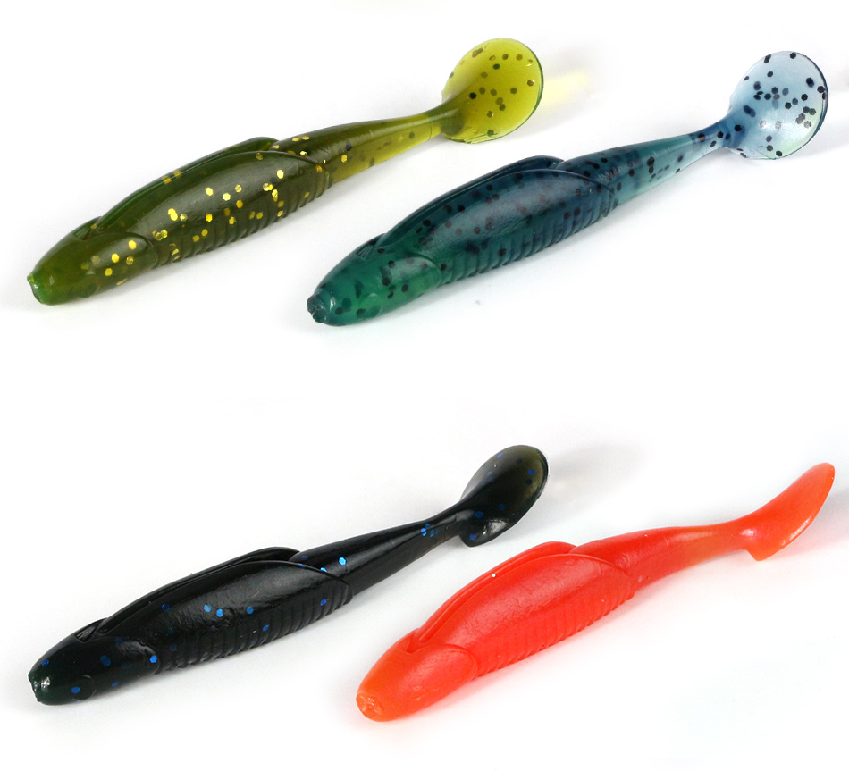 

DAGEZI 30pcs/lot Fishing Swimbaits Jig Head Soft Lure 9.5cm/6g Fly Fishing Bait Soft Fishing Lure 10colors Soft Pesca Bait