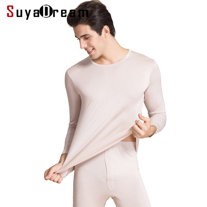 High Quality In Stock Men Long Johns neck Thermal Underwear For Men Fall Winter Underwear Set
